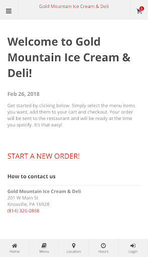 Gold Mountain Ice Cream  Deli