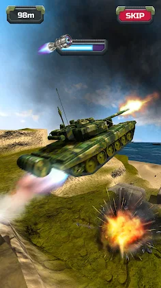 Ramp Tank Jumping - Screenshot 2