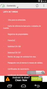 Screenshot 13 Guía para Obtener la Visa Amer android