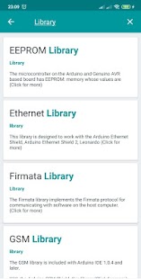 Arduino Library Reference Screenshot