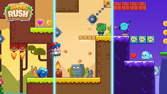 Super Rush World Adventure v1.2.1 MOD APK (Unlimited Money/Gems) Free For Android 2