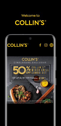 Android application COLLIN'S Rewards screenshort