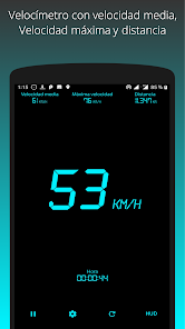 Captura 1 Velocímetro GPS HUD android