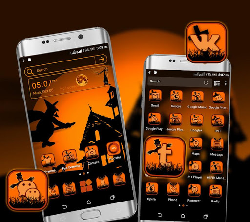 Halloween Dark Night Theme Screen 2