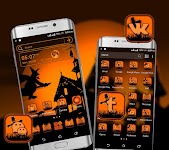 screenshot of Halloween Dark Night Theme