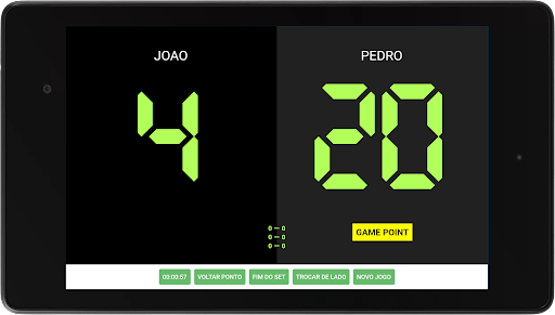 Badminton Scoreboard Screen 3