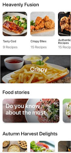Screenshot of Air Fryer Recipe Cookbook