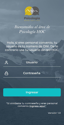 Android application Psicología HOC screenshort