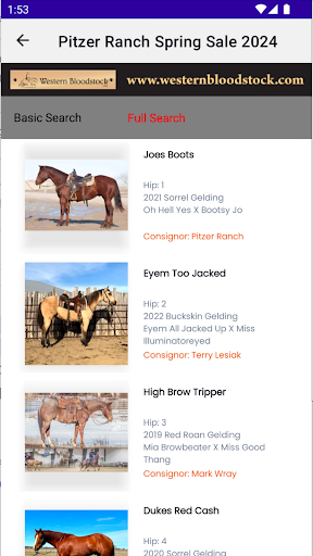 Android application QData screenshort