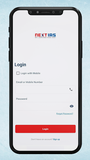 Android application NEXT IAS screenshort