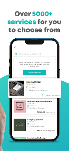 Swifty: Hire Local Services Screen 2