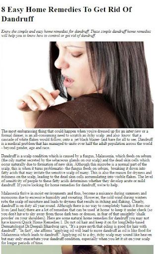 How To Get Rid Of Dandruff Screen 2