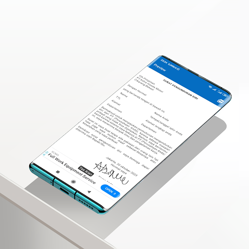 Surat Pengunduran Diri Screen 3