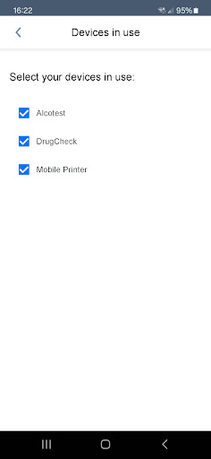 Android application Dräger add screenshort