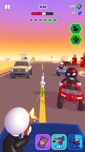 Rage Road - Car Shooting Game  screenshots 2