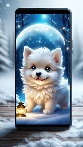 Puppy wallpaper 4K Screen 2