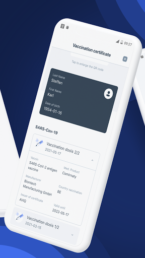 CovidSafeBE Screen 3