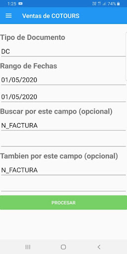 SOFTOURS-MOVIL Screen 2