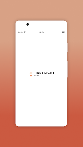 Android application First Light Active screenshort