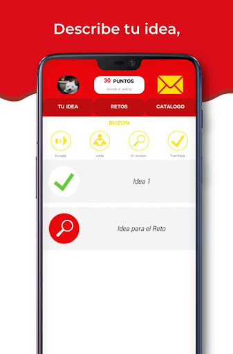 Android application Proyecto Eureka screenshort