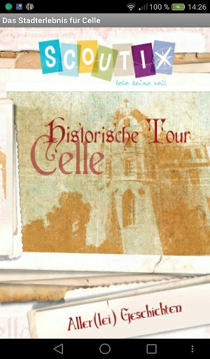 Android application Celle, Demo Historische Tour screenshort