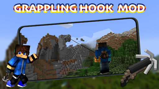 Grappling Hook Mod for MCPE 3