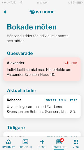 Android application IST Home Skola screenshort