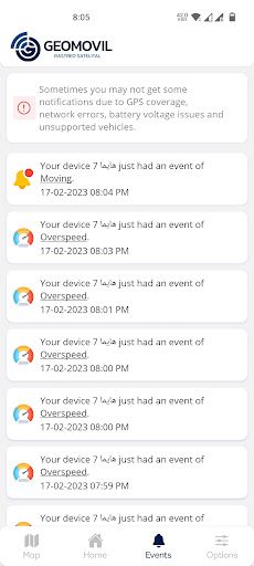 Geomovil GPS Screen 3