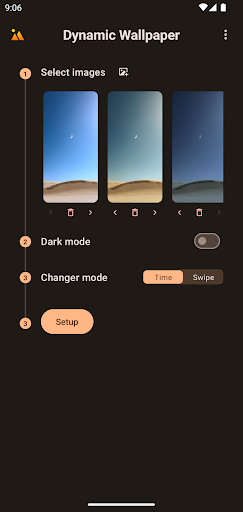 Android application Dynamic Wallpaper:Auto changer screenshort