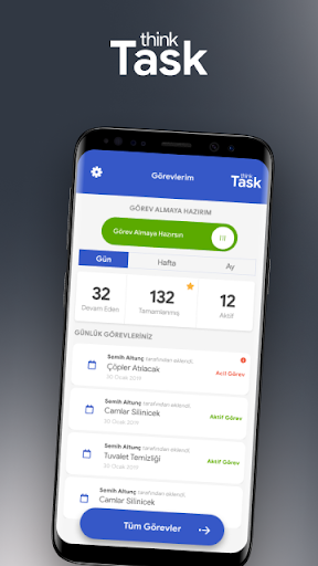 Android application thinkTASK screenshort