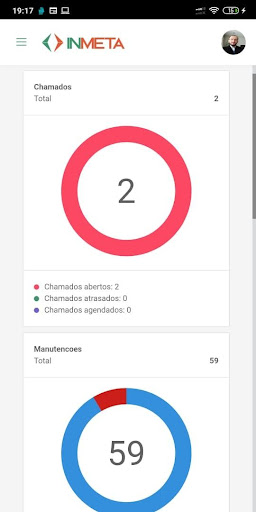 Android application INMETA Manutenção screenshort