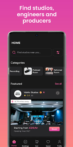 Android application Book Your Booth screenshort