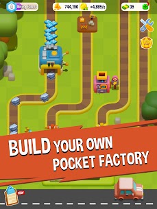 Pocket Factory Apk Mod for Android [Unlimited Coins/Gems] 5