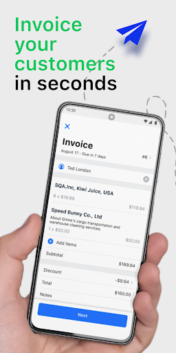 Android application Smart Invoice: Estimate Maker screenshort
