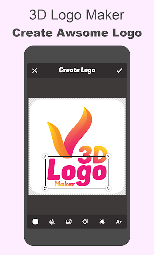 Android application 3D Logo Maker - Logo Creator screenshort