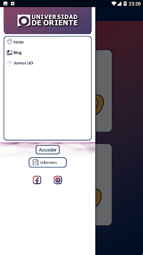 UO móvil Screen 2