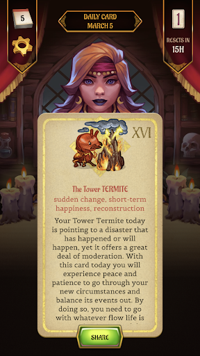 Mystical Melonie - Tarot Card Screen 3