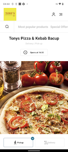 Android application Tonys Pizza & Kebab Bacup screenshort