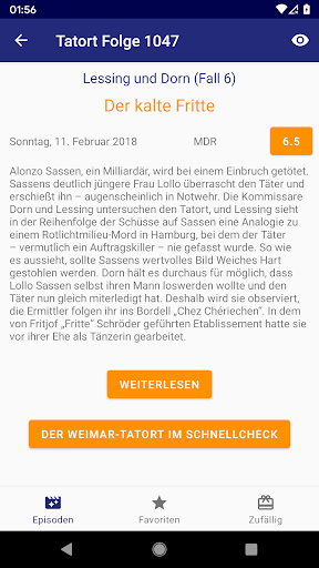 Mein Tatort Logbuch Screen 2
