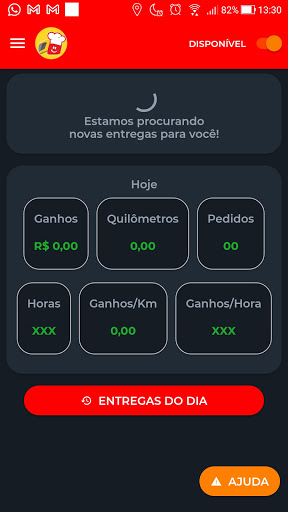 Pedidos10 - Entregador Screen 3