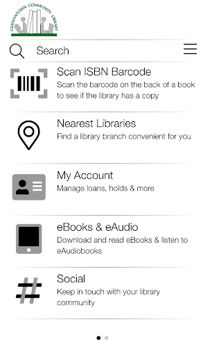 Android application Germantown Community Library screenshort