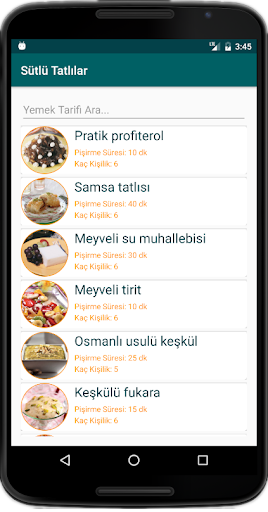 İnternetsiz Sütlü Tatlı Tarifl Screenshot 3 - AppWisp.com