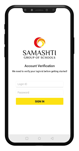 Android application Samashti Admin screenshort