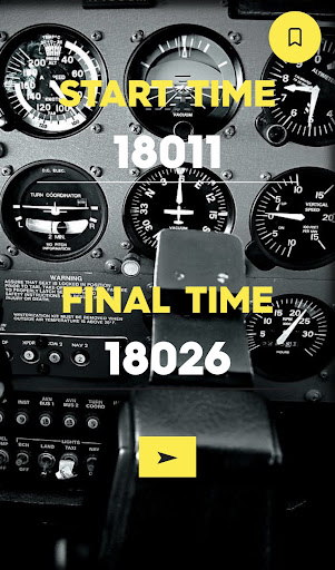 Android application Simple flight hours screenshort