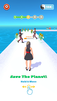 Hippie Run 3D - Screenshot 1