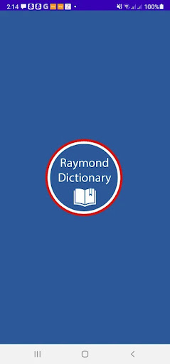 Android application Raymond's Dictionary screenshort