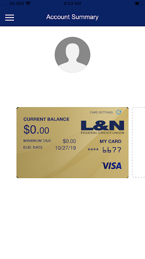 L&N Credit Card Screen 2