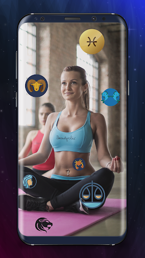 Android application Horoscope Sticker screenshort