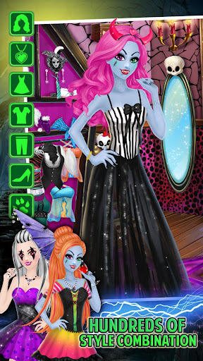 Monster Girl Party DressUp Screen 2