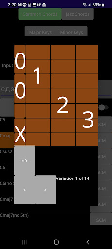 ChordFind Screen 2